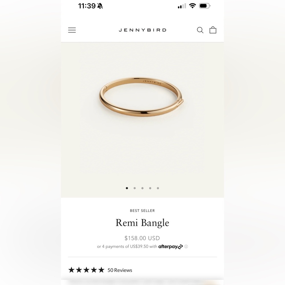 Jenny Bird Gold Remi Bracelet